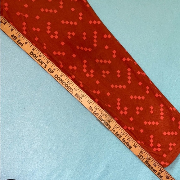 CAT & JACK brown orange print pajama pants elastic waistband soft cozy NEW SZ 8 - Picture 7 of 7